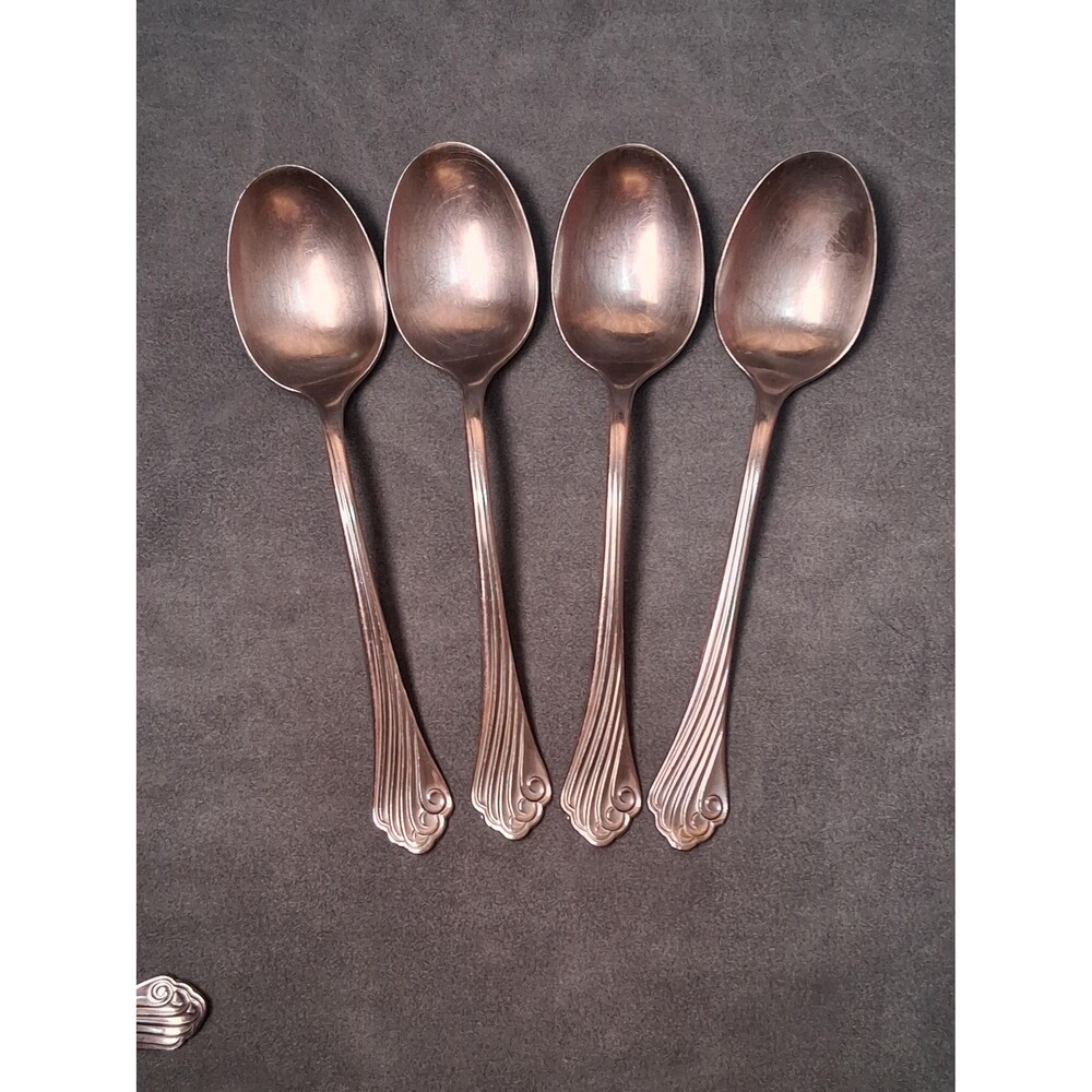 Northland Delius Place Oval Soup Spoons Set of 4 Stainless Korea